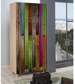 Roupeiro Stil – Carvalho Sonoma – 90 cm x 192 cm x 52 cm