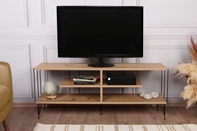 Suporte para TV Eze – Carvalho – 120 cm x 44,5 cm x 30 cm