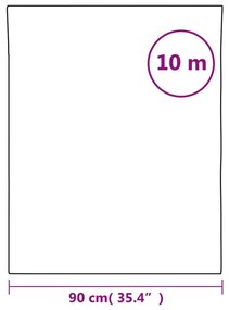 Película janela estática 90x1000 cm PVC branco fosco