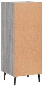 Aparador 34,5x34x90 cm derivados de madeira sonoma cinzento
