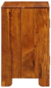 Aparador multicor 50x35x60 cm madeira de acácia maciça