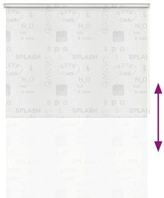 Estore de role para o duche 140x240 cm Splash