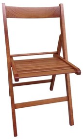 Cadeira de Campismo Acolchoada Madeira Madeira de Faia Cerejeira (79 X 42,5 X 47,5 cm)