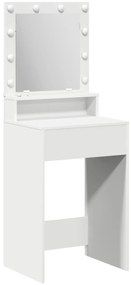 Mesa de Maquiagem vidaXL com Luzes LED Brancas 50x41x135 cm