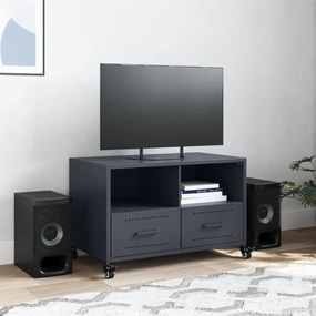 Móvel de TV 68x39x43,5 cm aço antracite