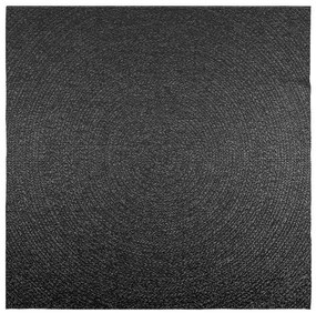 Tapete ZIZUR antracite 200x200 cm aspeto juta interior exterior