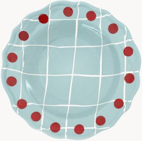 Prato de sopa pintado à mão Amalfi