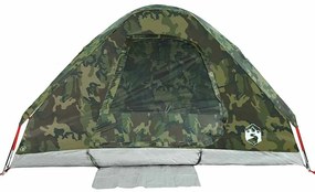 Tenda familiar cúpula para 6 pessoas impermeável camuflagem
