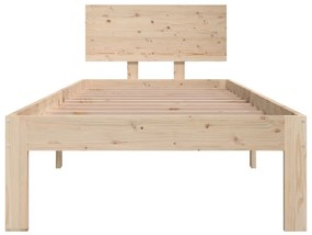 Estrutura cama pequena solteiro 75x190 cm madeira maciça