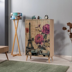 Armário Multiuso Multibox – Carvalho Sonoma – 80x127x36 cm