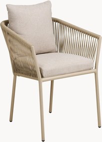 Cadeiras de jantar para jardim com apoio de braços Salerno, conjunto de 4