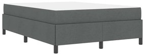 Cama Box Cinza escuro, Preto 140 x 190 cm