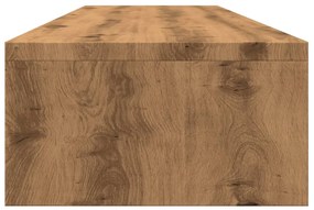 Suporte p/monitor 100x24x13cm deriv. madeira carvalho artisiano