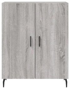 Armário alto 69,5x34x180 cm derivados de madeira sonoma cinza