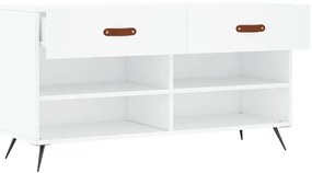 Banco sapateira 102x35x55 cm derivados de madeira branco