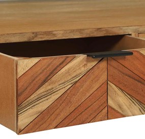 Armário de TV 100x35x50 cm Madeira Sólida de Acácia