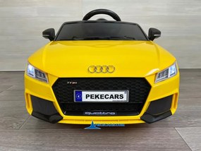 Carro elétrico para crianças AUDI TT RS 12V 2.4G Amarelo