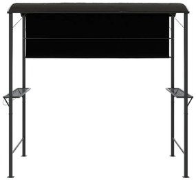 Gazebo com toldo 220x110x200 cm antracite