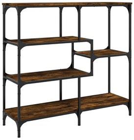 Mesa consola 103x32x95 cm derivados de madeira carvalho fumado