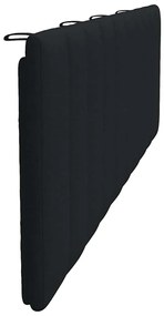 Almofadão de cabeceira 180 cm tecido preto
