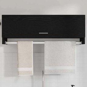 Guarda-roupa vidaXL Carvalho Preto 100x32,5x35 cm Madeira Reconstituíd