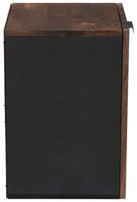 Armário de Banheiro Suspenso – 38x33.5x48 cm Madeira Sólida e Madeira