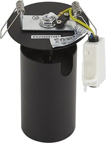Foco embutido moderno preto GU10 50mm IP44 - Chels