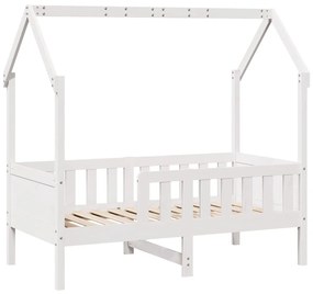 Estrutura de cama infantil c/ gavetas 70x140 cm pinho maciço