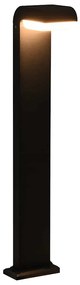Candeeiros LED de exterior 9 W preto oval