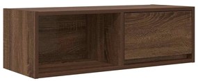 Móveis de TV 2pcs 80x31x25,5cm deriv. madeira carvalho castanho