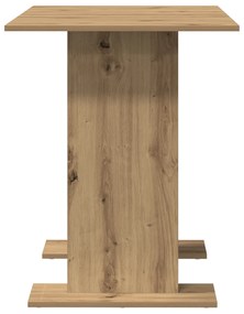 Mesa de Jantar vidaXL Artisan Oak 110x60x75 cm Madeira Engrenhada