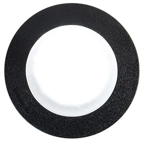 LED Foco de chão redondo moderno para exterior preto - Ceci Moderno