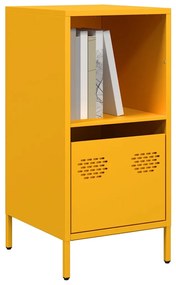 Aparador 35x39x73,5 cm aço laminado a frio amarelo mostarda