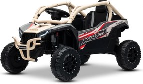 Carro elétrico para crianças Kawasaki TERYX KRX 1000 12V, controlo remoto, bateria de lítio, 2 motores de 25 W, com licença Caqui