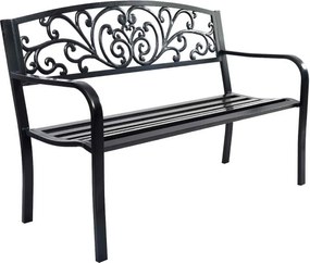 Banco de jardim 127 x 60 x 85 cm Ferro fundido decorado