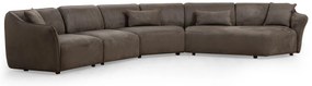 Sofá de Canto Mentis – Castanho – 440 cm x 108 cm x 79 cm