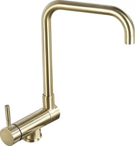 Mexen Madox misturadora de cozinha sob a janela, dourada escovada - 672000-50