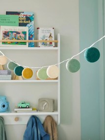 Agora -23%: Grinalda com bolas luminosas e interruptor verde-salva