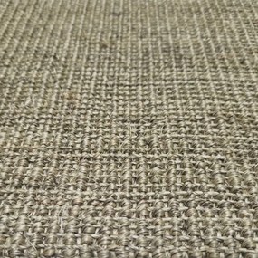 Tapete de sisal p/ poste arranhador 66x350 cm cinza-acastanhado