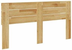 Cabeceira 135 cm Madeira maciça de carvalho