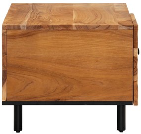 Mesa de centro 80x50x40 cm madeira de acácia maciça