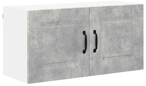 vidaXL Armário de Cozinha Cinzento 80 x 31 x 40 cm Madeira processada