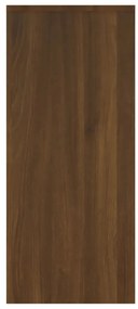 Aparador 102x33x75 cm derivados de madeira carvalho castanho