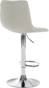 Banco de bar Lex Tecido creme