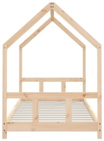 Estrutura de cama infantil 90x200 cm pinho maciço