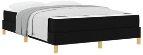 Cama Box Preto, Marrom 160 x 200 cm