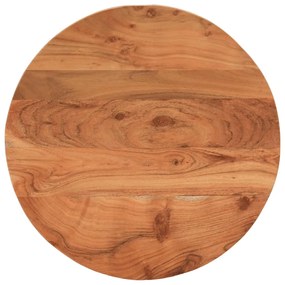 vidaXL Tampo de mesa redondo Ø60x2,5 cm madeira de acácia maciça