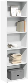 vidaXL Estante 60x30x189 cm derivados de madeira branco