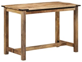 Mesa de jantar 110x55x75 cm madeira de mangueira maciça