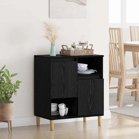 vidaXL Buffet Carvalho preto 35 x 60 x 70 cm Madeira processada